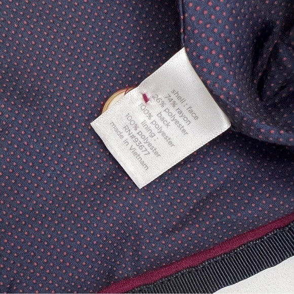 JCP Maroon and Black Blazer - Picture 4 of 9